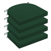 Wellsin outdoor chair cushions set of 4 in forest green