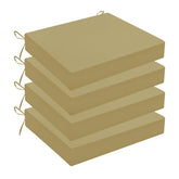 Wellsin outdoor chair cushions set of 4 in khaki