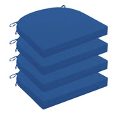 Wellsin Outdoor Chair Cushions Set of 4 in royal blue front view