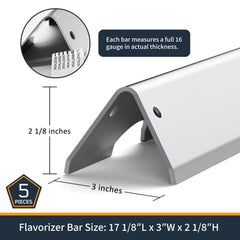 WEMEIKIT Flavorizer Bars dimensions measurement