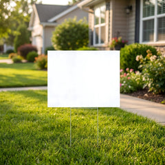 WENWELL yard sign showing double-sided design