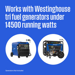 Westinghouse natural gas hose coiled for storage