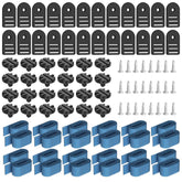 WHMYZHL Solar Cover Fastening Kit with 24 straps and screws