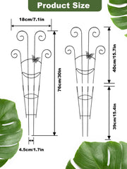Whtawtaw trellis set of 4 butterfly-shaped design