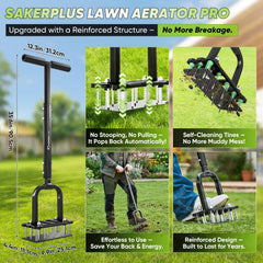 Wide foot plate of SakerPlus Aerator showing cushioned design