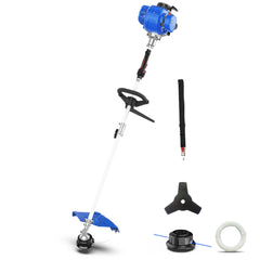 Wild Badger Power Gen2 31cc Weed Wacker blue model front view