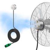 Windigaga Magnetic Misting Fan Kit components including misting nozzles and hose