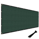 Windscreen4less 6' x 40' green privacy fence screen front view