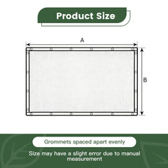 WindscreenSupplyCo 10 x 20 FT shade cloth showcasing grommets