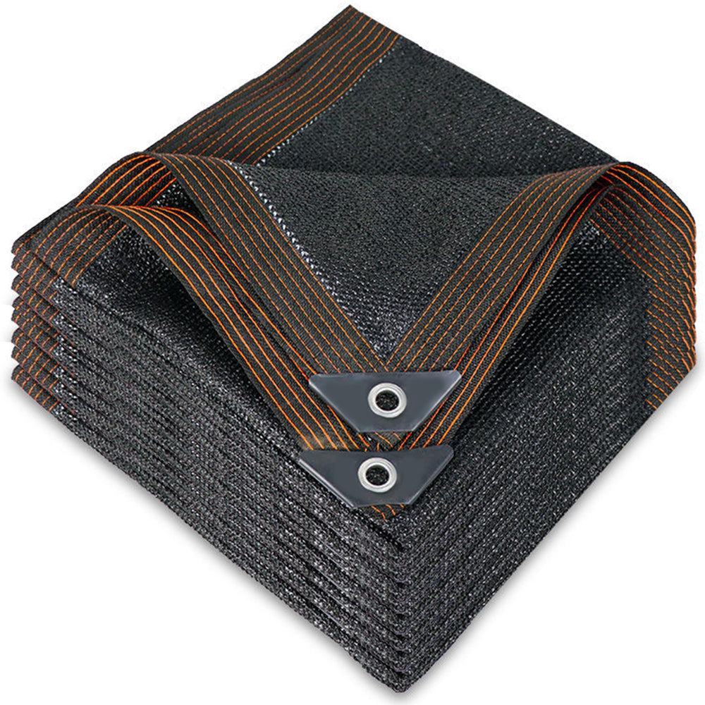 winemana 10x20ft shade cloth black mesh front view