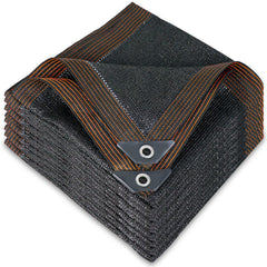 winemana 10x20ft shade cloth black mesh front view