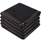winemana 12x12 FT black shade cloth front view