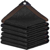 winemana 8x20 FT Black Shade Cloth front view