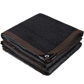 winemana Black Shade Cloth 6 x 12 FT front view