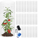 winemana Garden Plant Protector Cage set with metal wire panels