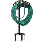 Winpull Garden Hose Holder front view in black