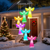 Winzwon Angel Solar Wind Chimes multicolor front view