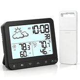 Wireless Indoor Outdoor Thermometer main unit front view