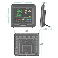 Wireless sensor included with La Crosse Technology weather station