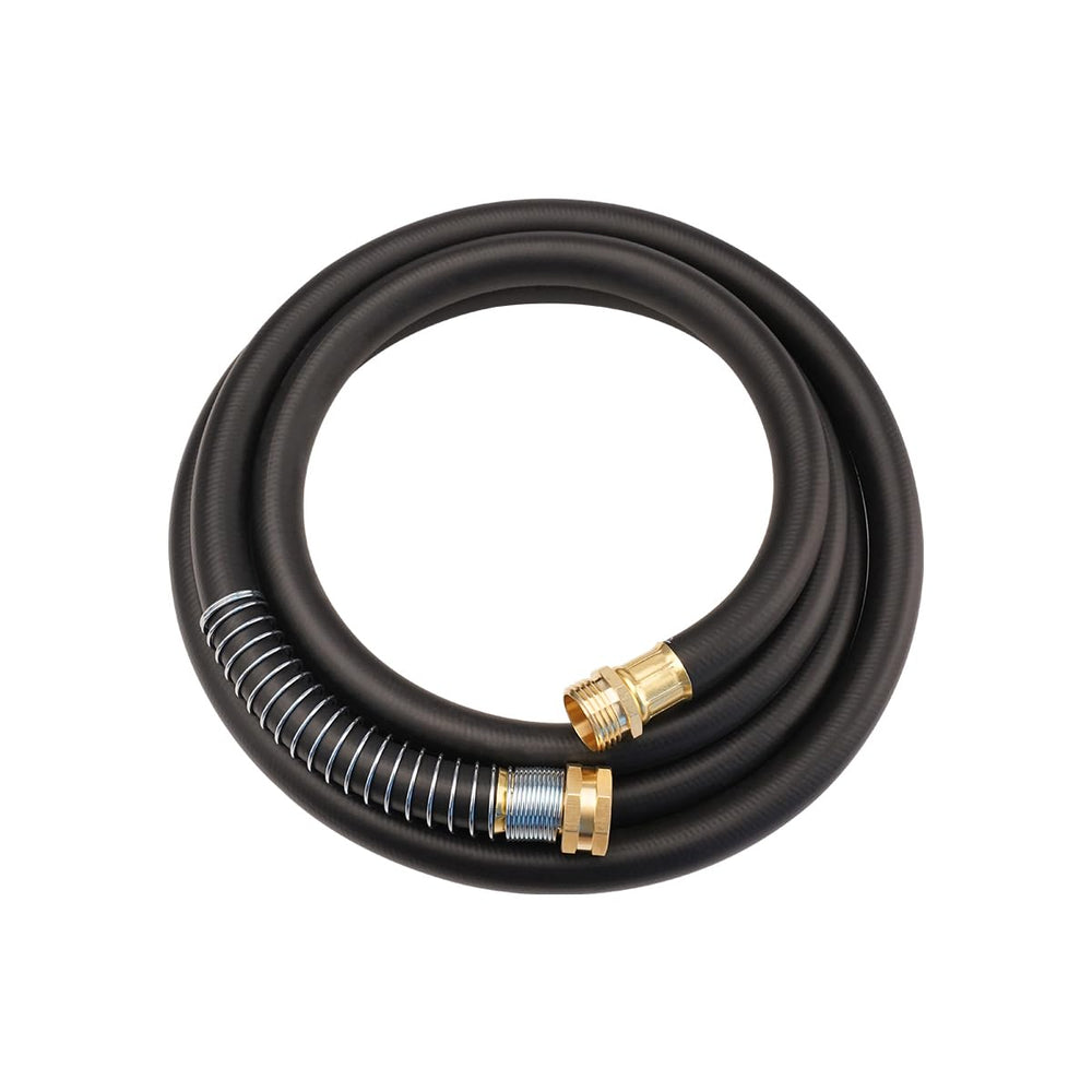 Wiseflow 10FT Heavy Duty Water Hose with brass fittings side view