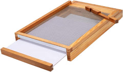 witbee Beehive Screened Bottom Board front view dipped in beeswax