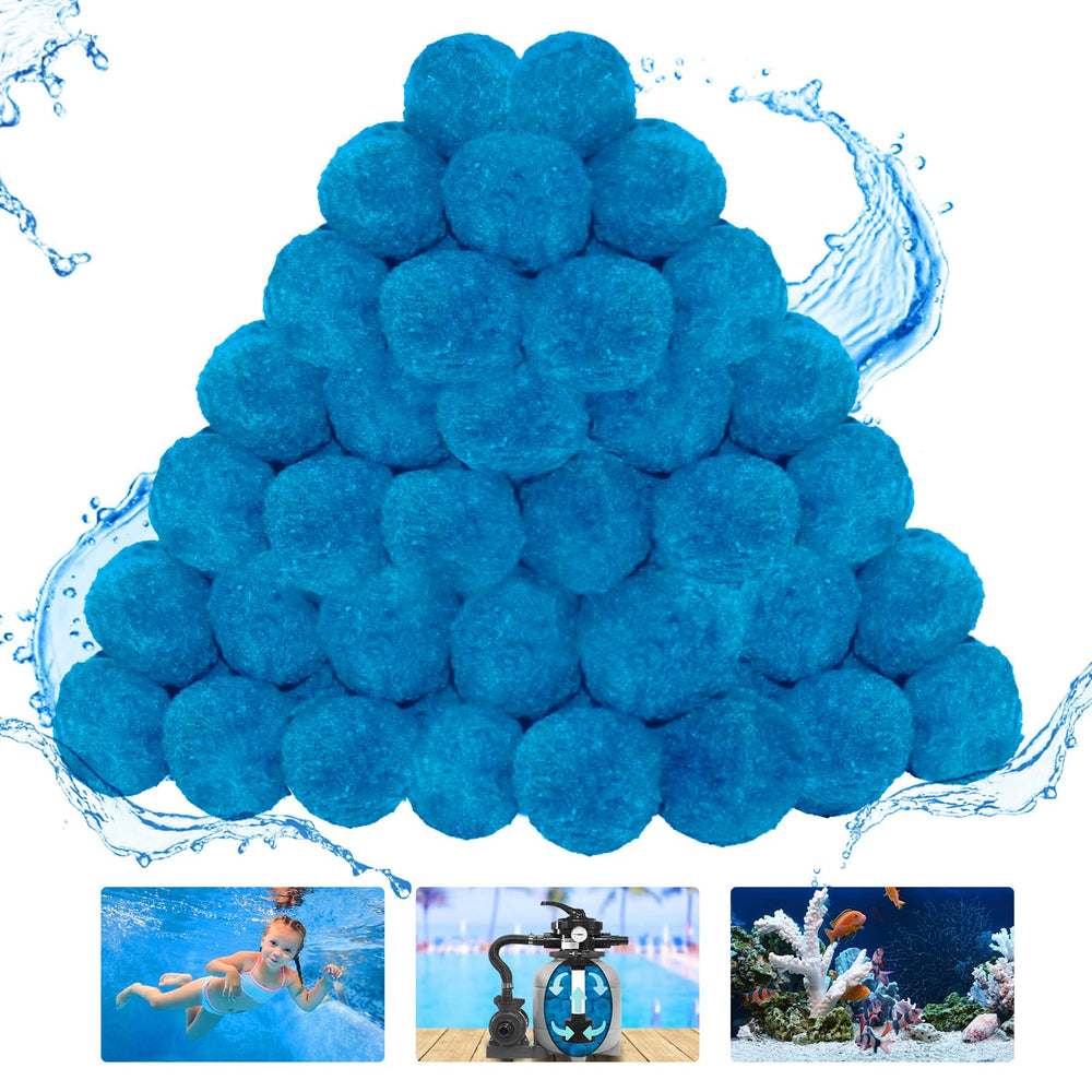 WLLEYAY Pool Filter Balls 5.5 lbs package front view