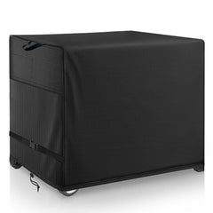 Wnanan Outdoor Prep Table Cover in black, front view