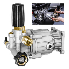 WOJET Horizontal Self-Priming Pressure Washer Pump side view