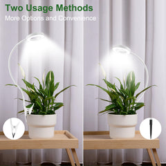 wolezek grow light clamp attached to a pot