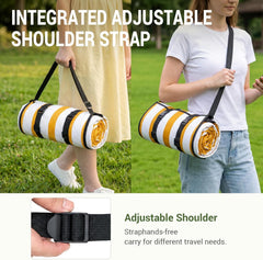 Wolfwise Picnic Blanket showing integrated storage pocket