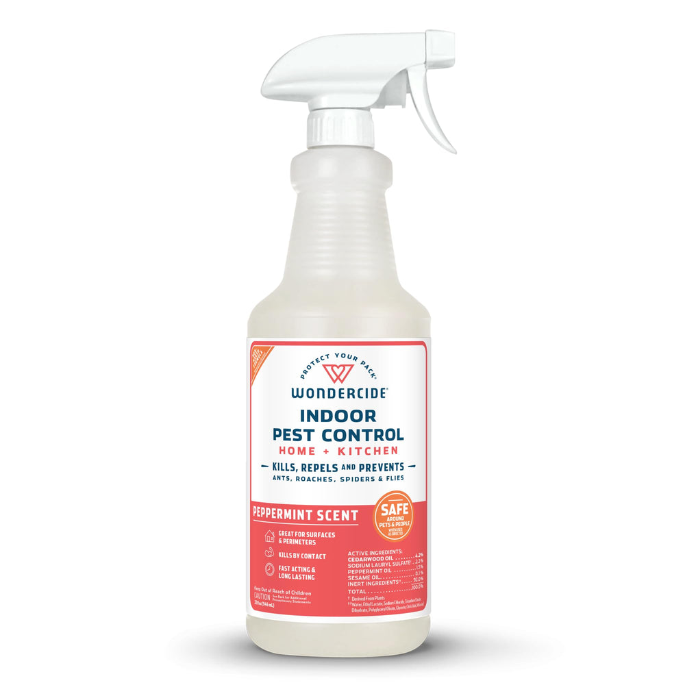 Wondercide Indoor Pest Control Spray 32 oz bottle front view