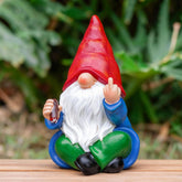 WONDHOME Gnome Statue 6.3in holding a cigar