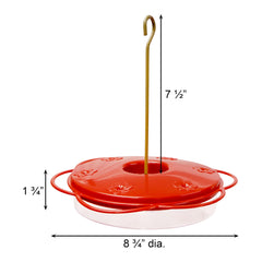 Woodlink Hummingbird Feeder NAH1 with bright lid and hook