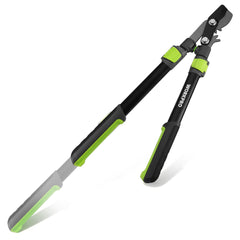 WORKPRO Extendable Bypass Lopper front view with green handles