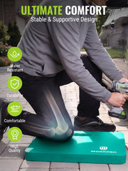 WORKPRO Extra Thick Kneeling Pad side view highlighting 1.5-inch thickness