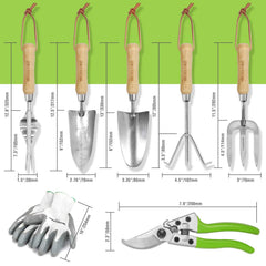 WORKPRO garden tool set including trowel and pruner