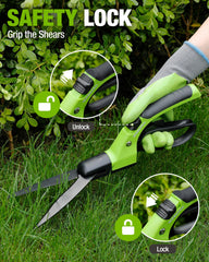 WORKPRO Grass Shears ergonomic non-slip handle