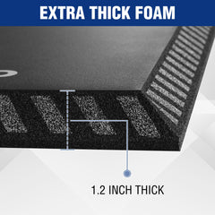WORKPRO Kneeling Pad side view showing thickness