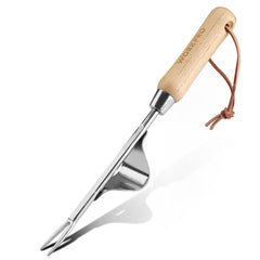 WORKPRO Weed Puller Tool front view with V-shaped forks