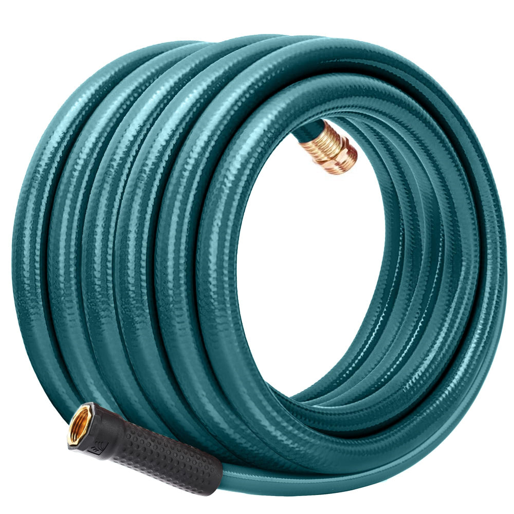 Worth 3/4" x 50 ft Heavy Duty Green Garden Hose front view