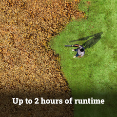 WORX Leaf Blower controls with variable speed trigger