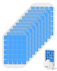 WowCatch 10-Pack Flying Insect Trap Refills clear sticky cards front view