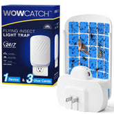 WowCatch Flying Insect Trap front view, white color