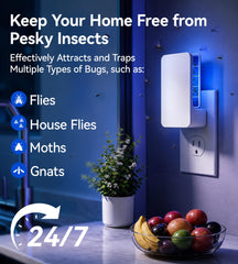 WowCatch Indoor Fly Trap in a kitchen setting