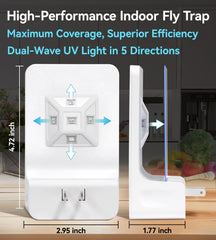 WowCatch Indoor Fly Trap placed in a kitchen setting