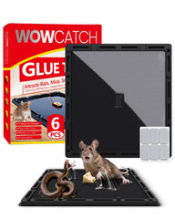 WowCatch Jumbo Glue Trap black design front view
