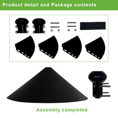 WUCYLKA Squirrel Baffle with mounting hardware included