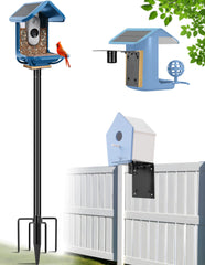 XDW-GIFTS Bird House Pole 109 Inch front view