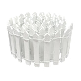 XFGSYXS Mini Fairy Garden Fence front view in white