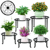 Xgunion Metal Plant Stand 5 Pack with various sizes shown
